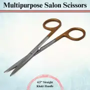 Stainless Steel Salon Scissors 4.5" STR for Manicure Pedicure Nail Care Eyebrow