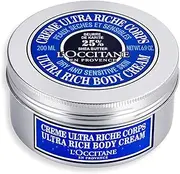 [L'OCCITANE] Shea Butter Ultra Rich Body Cream 200ml | Enriched with 25% Shea Butter | Luxury Beauty Bodycare for All Skin Types