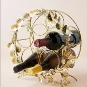 Anthropologie Faustine Gold Wreath Wine Rack