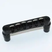Black Tune-O-Matic Roller Bridge for LP, SG, and Other Guitars
