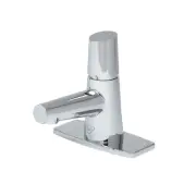 T&S Brass BP-0723-4DP LakeCrest Aesthetic Deck Mount Single Hole Metering Faucet