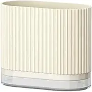 Kitchen Counter Utensil Holder Household Kitchen Chopstick Holder Spoon Storage Box Drain Rack Wall Mounted Countertop Tableware Holder Organizer(White)