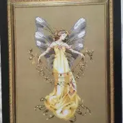 OOP Mirabilia Adia, The Garden Fairy MD-#41 Chart, some Beads & Treasures NEW