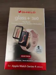 Invisible Shield Glass+360 for Apple Watch Series 4-Gold Finish-Screen Protector