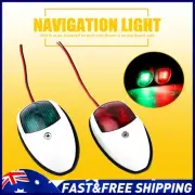 2x LED Navigation Lights Nav Lamp Side Mount Port Starboard Marine Red Green