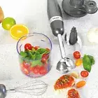 SALTER 3 IN 1 SILVER SOUP SMOOTHIE BLENDER FOOD PROCESSOR KITHCEN HAND MIXER SET