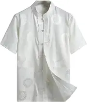 [Generic] Chinese Dragon Pattern Retro Tang Suit Kung Fu Tai Chi Suit Men's Pocket