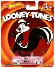 Hot Wheels '40 Ford Pepe Le Pew Looney Tunes Series - BDR81 NRFP 2013 Pink 1:64