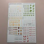 Warhammer 40k Chaos Space Marine Decals Transfers Full Sheet 2018 LARGE 7” X 5”