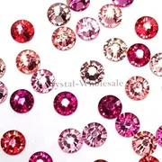 Swarovski 2058 SS16 (3.9mm) Crystal flatbacks No-Hotfix Rhinestones Pink Colors Mix
