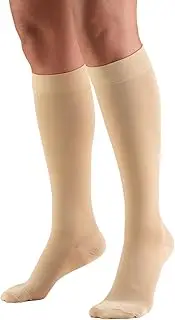 Truform 30-40 mmHg Compression Stockings for Men and Women, Knee High Length, Closed Toe