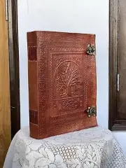 All Color Leather Journal Diary Embossed Large Tree of life notebook Gift Book