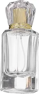 BIUDECO 50ml Travel Perfume Dispenser Portable Empty Bottle Crystal Lid Perfect for Sprays Lotions