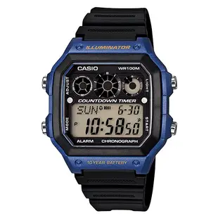 【CASIO】CASIO卡西歐 復古十年電池電子錶 AE-1300WH 兩色 台灣卡西歐保固一年