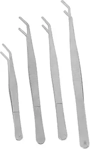 4pcs Stainless Steel Garden Tweezers Weeding Tool Gardening Accessory for Women Bonsai Plant Care Portable Hand Tool