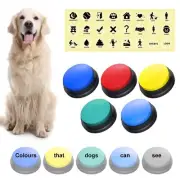 5-Pack Dog Buttons Talk New-UP Color and Voice Recording Sound QualityWords T...