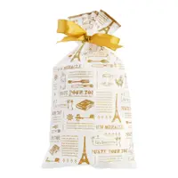 在飛比找PChome24h購物優惠-TRENY 糖果餅乾禮物包裝袋-金鐵塔