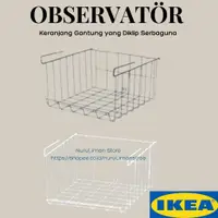 在飛比找蝦皮購物優惠-Observatör IKEA 夾掛籃插入板架櫃籃多用途廚房