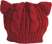 [Generic] Wool Trapper Hat Solid Color Casual Fashion Autumn and Winter Warm Woolen Knitted Hat Full Head Winter Hat