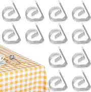 Table Cloth Clips - Tablecloth Clamps Grips - Portable Picnic Table Grips for Picnics, Weddings, Graduation