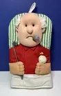 Vintage 1994 HOTMITT KING 'Uncle Marvin' Oven Mitt BBQ Potholder NOS w/ Tags