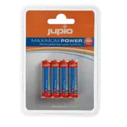 4pc Jupio Rechargeable AAA 1.2V High-Power Ni-MH Reusable Batteries 1000mAh