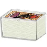Ultra Pro 100 Count Hinged Clear Card Case [NEW] Ct Pc Protector Playing Trading
