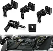 ANONEMOTO Saddle Bag Bolts, Saddlebag Locks Mounting Hardware Theft Deterrent Locks Saddle Bag Fasteners for Harley 1992-2023 Road Glide Electra Glide Street Glide Touring Softail Black
