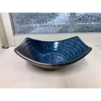 在飛比找蝦皮購物優惠-【無敵餐具】海金沙湛藍船型盤(14.3x3cm)燒製瓷器/陶