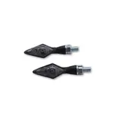 HIGHSIDER LED tail light, brake light, turn signal unit PEN HEAD DOUBLE, black, tinted