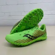 SAUCONY Havok XC3 Spike Race Running Shoes Men's Size US 9 Slime