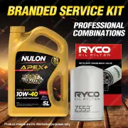 Ryco Oil Filter 5L APX10W40 Engine Oil Service for Audi 100 80 A3 A4 S2 S4