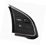 MKVAXR Car Cruise Control Button, for Fiat, for Fullback 2016 2017 Car Steering Wheel Audio Control Button Cruise Control Buttons Remote Control Volume Button Car Steering Wheel Switch Kit(BLACK CRUIS