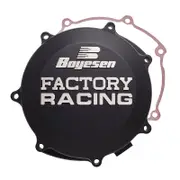 Boyesen Factory Racing Clutch Cover Black - Honda CR125R