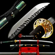 Damascus Folded Steel Katana Battle Ready Japanese Samurai Sharp Combating Sword