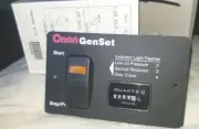 ONAN ANALOG HOUR METER & REMOTE START SWITCH PANEL GAS LP PROPANE Generator