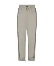 Fendi Logo Printed Drawstring Track Pants XS Nude