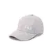 FILA 時尚LOGO帽-灰紫 HTX-5102-VT