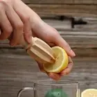 Wooden Juicer Citrus Lemon Squeezer Fruit Juicer Orange Manual Juice Extract sn
