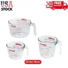 Pyrex 3-Piece Glass Measuring Cup Set: 1, 2, and 4-Cup Sizes