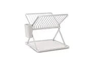 Sink Side Foldable Dish Drying Rack (Light Grey) - 37x33x31.5cm