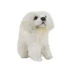 Hansa Realistic Laying Maremma Guardian Pup Soft Plush Toy 33cm Ages 3+ and Up