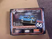 6 NEW 1:64 SCALE CRYSTAL CLEAR ACRYLIC DISPLAY CASES MATCHBOX HOT WHEELS NASCAR