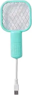 Electric Fly Swatter Racket,Fly Swatter Electric Zapper | Safety Mesh Defense Lamp for Indoor Home Bedroom Outdoor Patio Camping Backyard