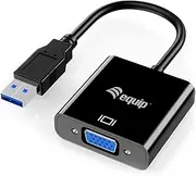 Equip 133384 Adaptor USB 3.0 to VGA Adapter 1920 x 1080/60 Hz Black
