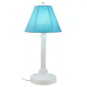 Patio Living Concepts San Juan 30 in. Table Lamp 38121 with 2 in. white body and