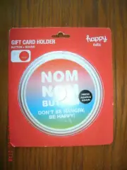 NEW Happy Eats Musical Gift Card Holder w/ sound Am. Greetings nom nom button