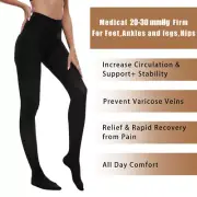 20-30 mmHg Compression Pantyhose Women Men Support Stockings Varicose DVT Tights