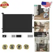 Expandable 55" Mesh Baby and Pet Safety Gate - Easy One-Hand Use, 34" Tall