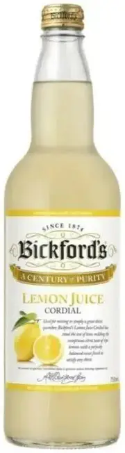 Bickfords Lemon Cordial 750ml